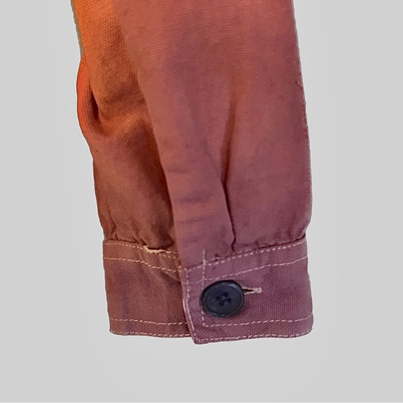 Turmeric dyed embroidered jacket. - Picture 4 of 6